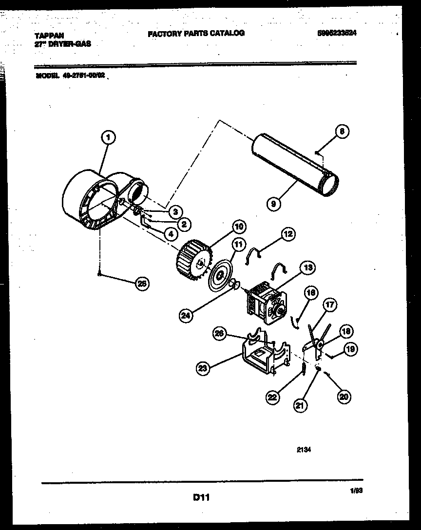 BLOWER AND DRIVE PARTS