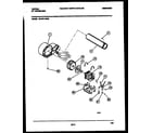 Tappan 49-2751-00-02 blower and drive parts diagram