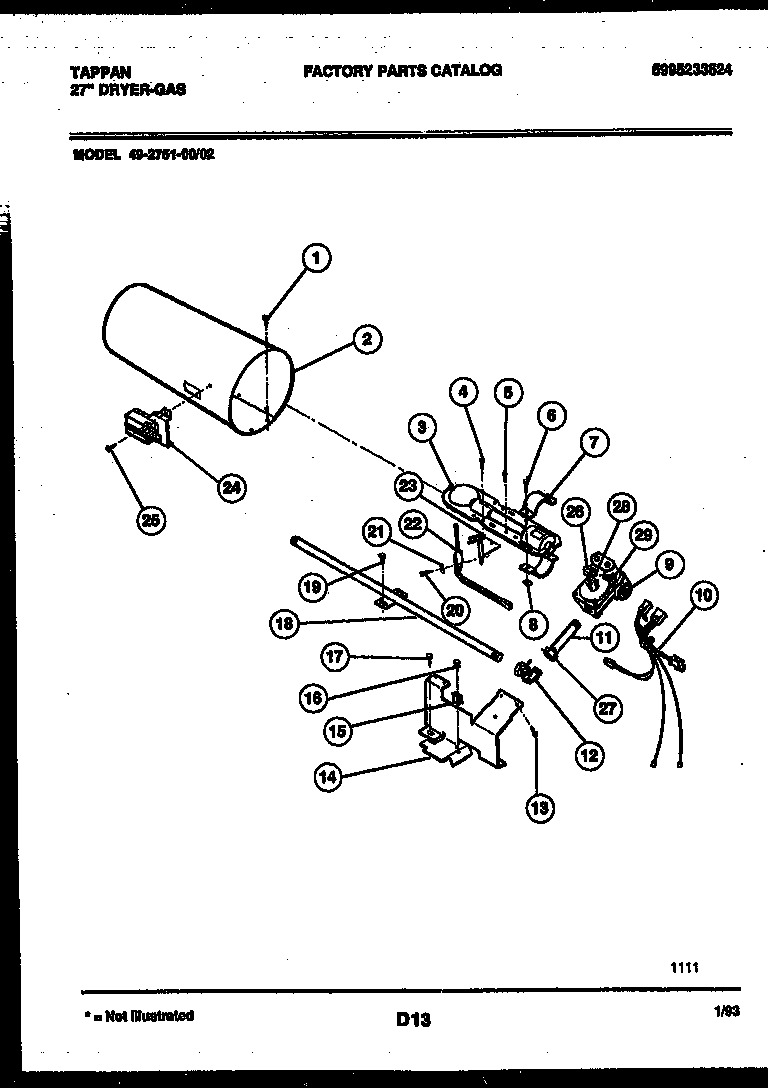 BURNER, IGNITER AND VALVE