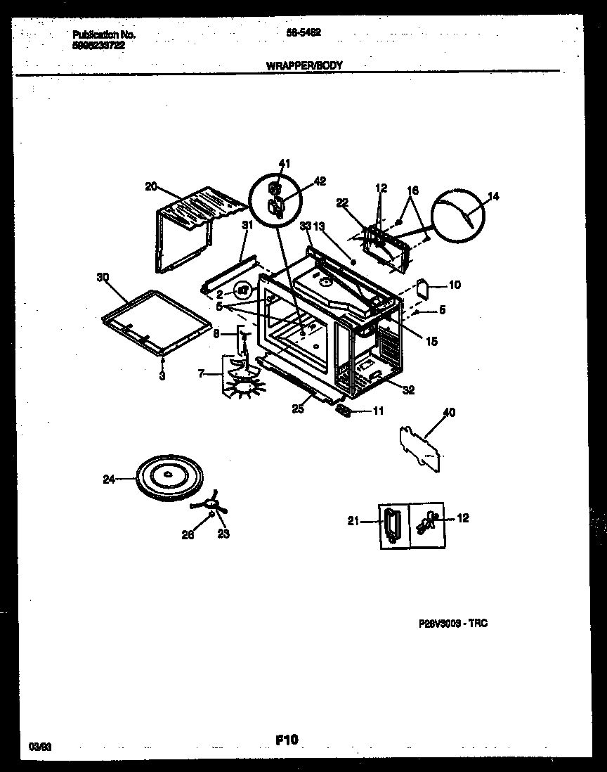 Wrapper and body parts