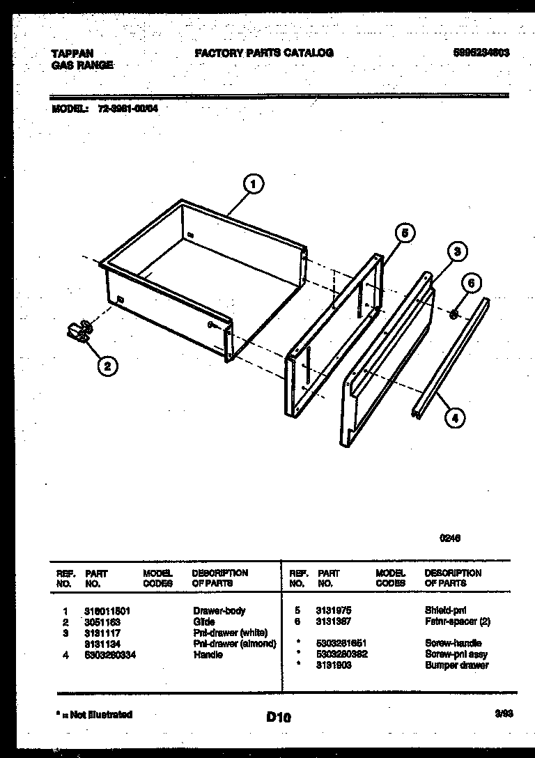 Drawer parts