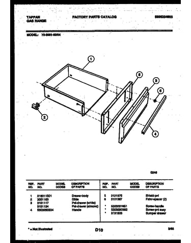 Drawer parts