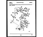 Tappan 72-3981-23-04 burner, manifold and gas control diagram