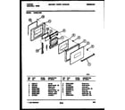 Tappan 12-2299-00-06 door parts diagram