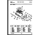 Tappan 12-2299-00-06 broiler drawer parts diagram
