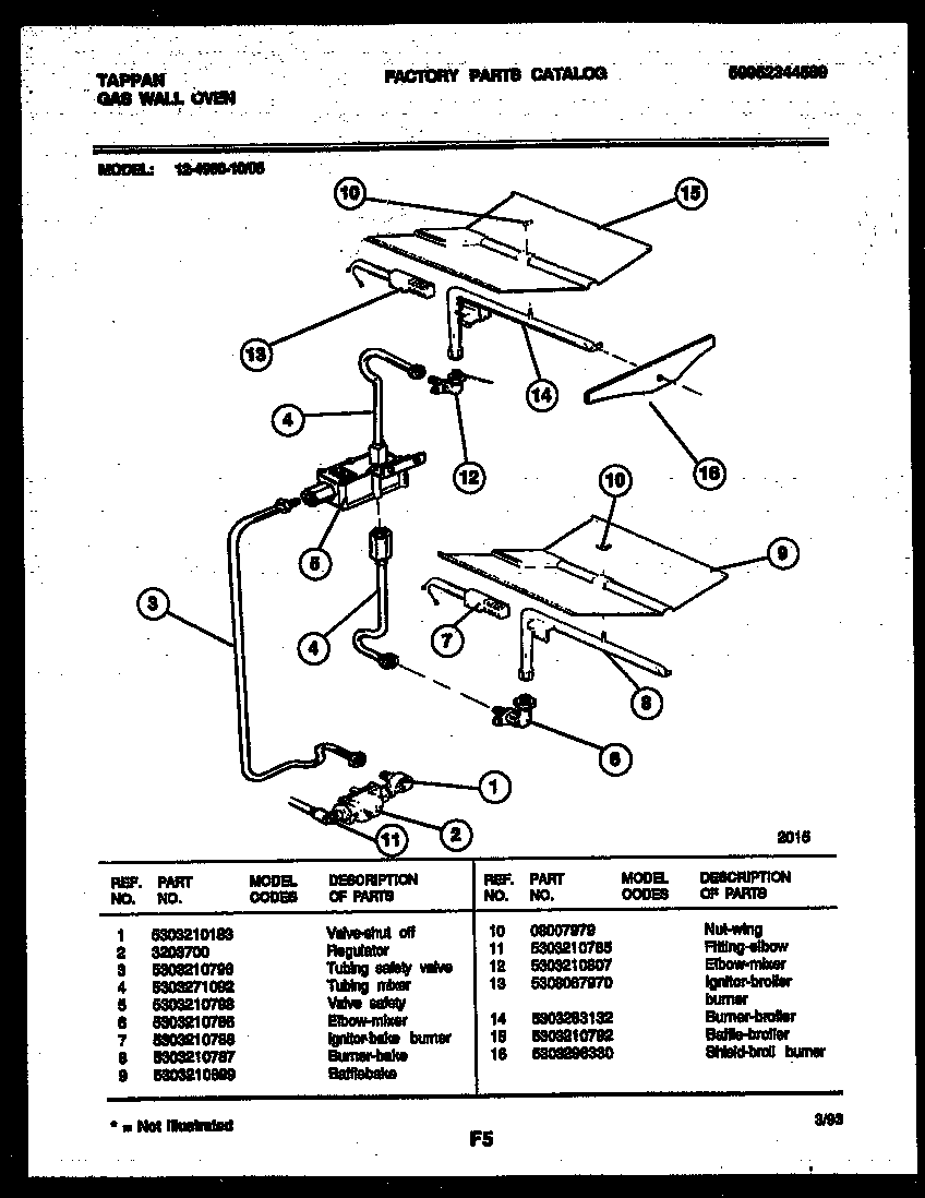 BURNER AND GAS CONTROL