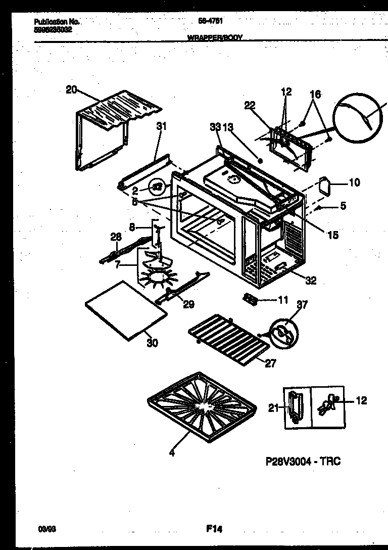 Wrapper and body parts