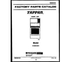 Tappan 72-3662-00-01 cover page diagram