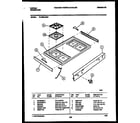 Tappan 72-3662-00-01 cooktop parts diagram