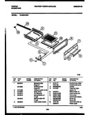 Broiler drawer parts