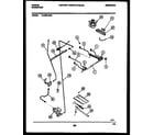 Tappan 72-3662-00-01 burner, manifold and gas control diagram