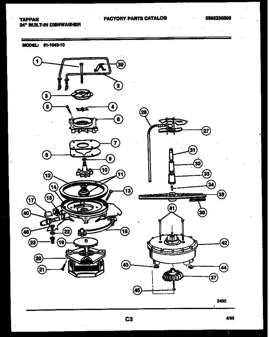 Motor pump parts