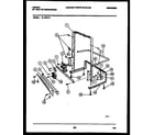 Tappan 61-1043-10-00 power dry and motor parts diagram