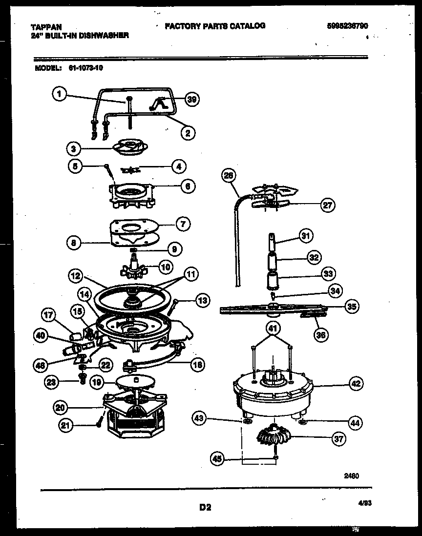 Motor pump parts