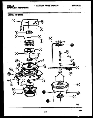 Motor pump parts