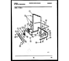 Tappan 61-1093-10-00 power dry and motor parts diagram