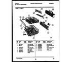 Tappan 61-1093-10-00 racks and trays diagram