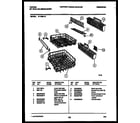 Tappan 61-1083-10-00 racks and trays diagram
