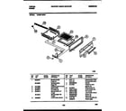 Tappan 72-3651-23-04 broiler drawer parts diagram