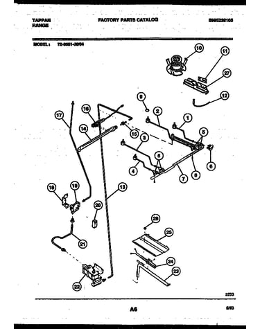 Burner, manifold and gas control