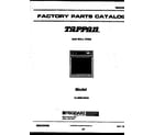 Tappan 12-4990-00-04 cover page diagram