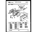 Tappan 11-4969-00-05 door parts diagram