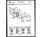 Tappan 11-5969-00-05 door parts diagram