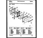 Tappan 11-2969-00-05 door parts diagram