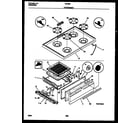 Tappan 32-2639-00-07 cooktop and broiler drawer parts diagram