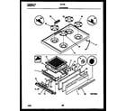 Tappan 30-1049-00-09 cooktop and broiler drawer parts diagram