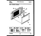 Tappan 76-4960-00-07 upper oven door parts diagram