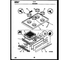 Tappan 32-1019-00-11 cooktop and broiler drawer parts diagram