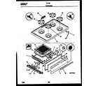 Tappan 32-1039-00-09 cooktop and broiler drawer parts diagram