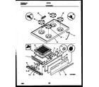 Tappan 30KPMAWHN2 cooktop and broiler drawer parts diagram
