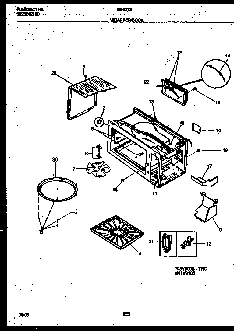 Wrapper and body parts