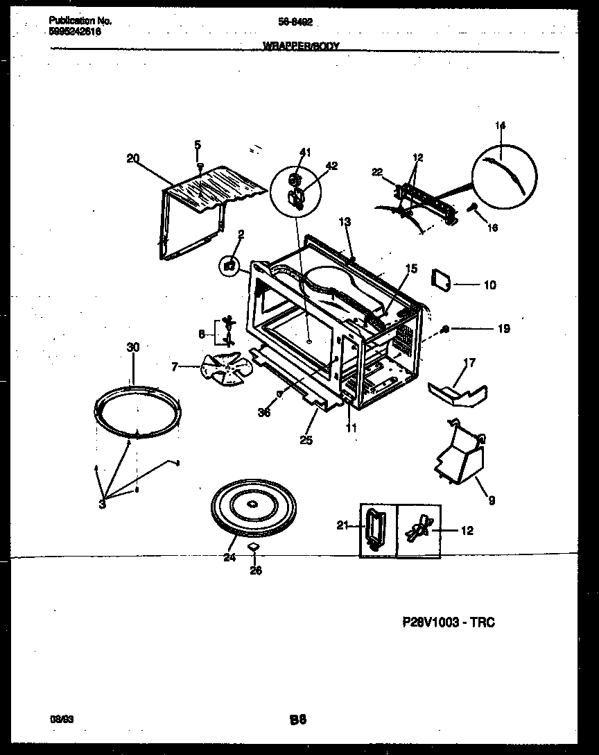 Wrapper and body parts