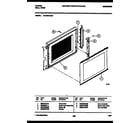 Tappan 57-2709-00-07 upper oven door parts diagram