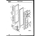 Tappan TRS22WRAW0 freezer door parts diagram