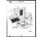 Tappan TRS24WRAD0 system and automatic defrost parts diagram