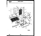 Tappan TRS24WRAW0 system and automatic defrost parts diagram
