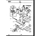 Tappan 30-3852-00-02 burner, manifold and gas control diagram