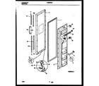 Tappan TRS26WRAW0 freezer door parts diagram