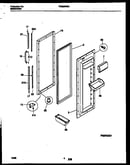 Refrigerator door parts