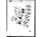 Tappan TRS26WRAB0 shelves and supports diagram