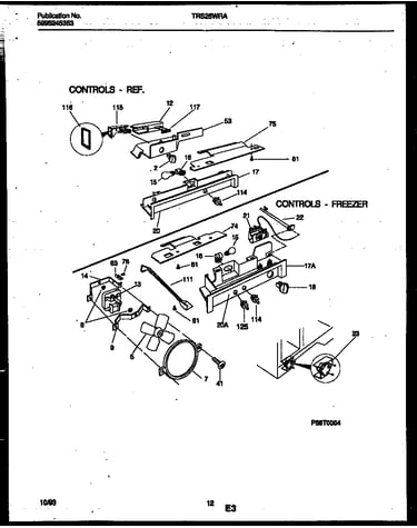 Refrigerator control assembly, damper control assembly and f