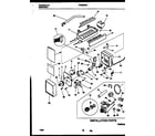 Tappan TRS26WRAB0 ice maker and installation parts diagram