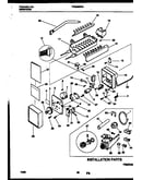 Ice maker and installation parts