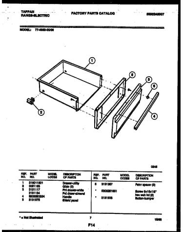 Drawer parts
