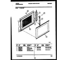 Tappan 77-4950-00-05 upper oven door parts diagram