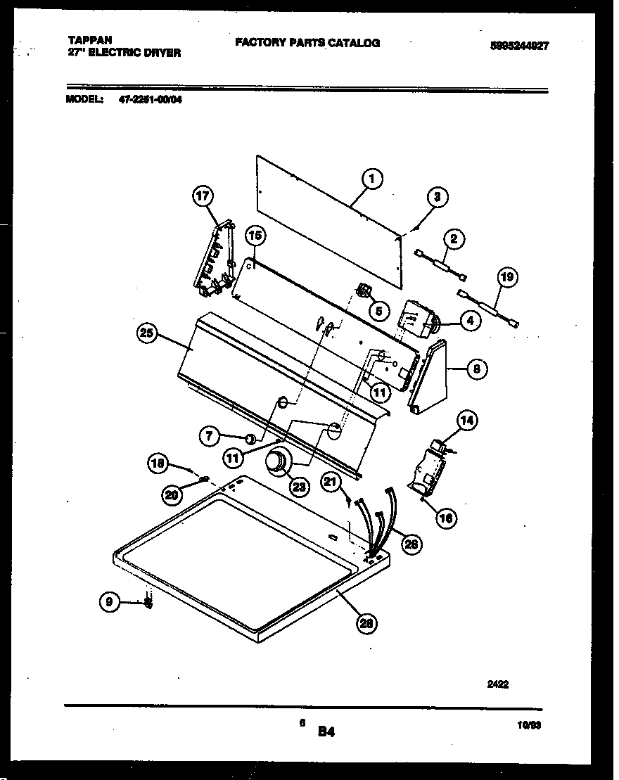 CONSOLE AND CONTROL PARTS